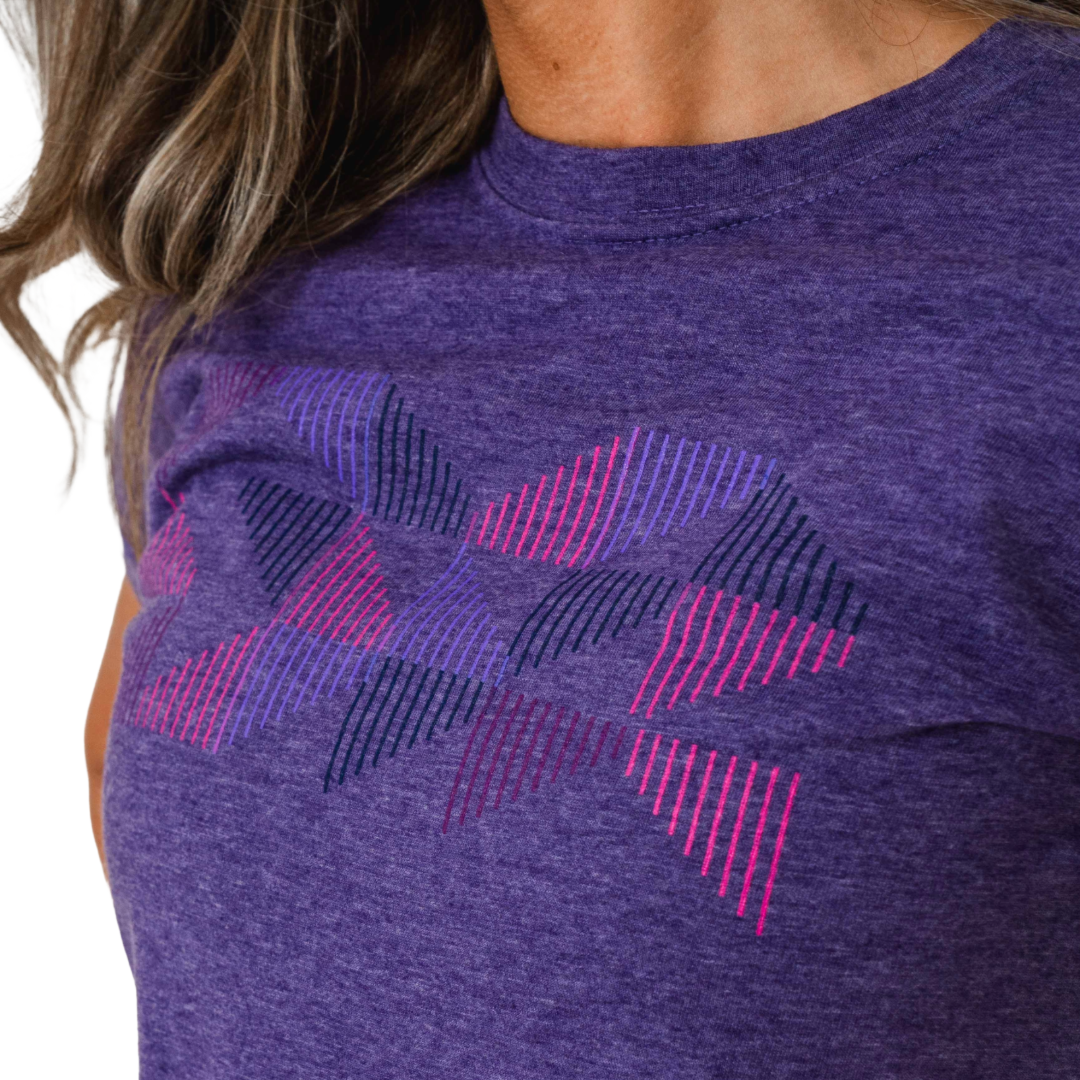Dynamic Motion Womens Tee - Purple